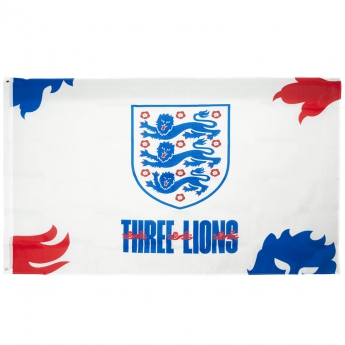 Futbalová reprezentácia vlajka England FA Flag 3 Lions