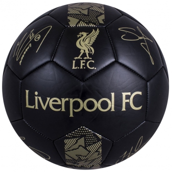 FC Liverpool futbalová lopta Signature Gold PH - size 5