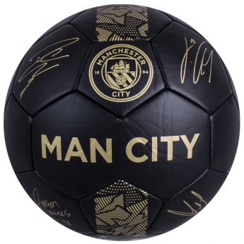 Manchester City futbalová lopta Signature Gold PH - size 5