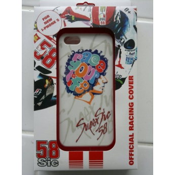 Marco Simoncelli kryt na mobil iPhone 5 white