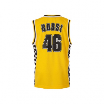 Valentino Rossi detské tielko basket yellow 46