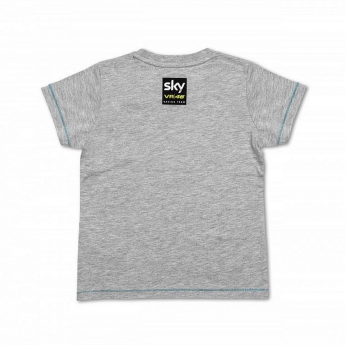 Valentino Rossi detské tričko Sky Racing grey