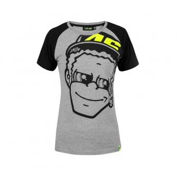 Valentino Rossi dámske tričko VR46 classic grey head