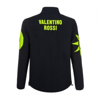 Valentino Rossi pánska bunda black softshell Classic (Sole e Luna) 2019