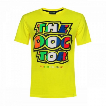 Valentino Rossi pánske tričko yellow Classic racing colors 2019