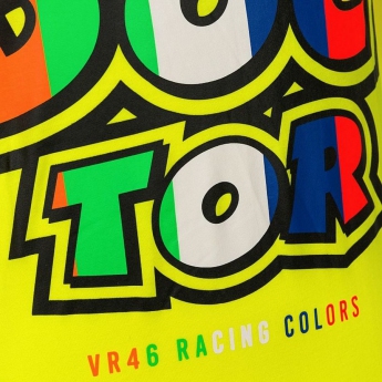 Valentino Rossi pánske tričko yellow Classic racing colors 2019