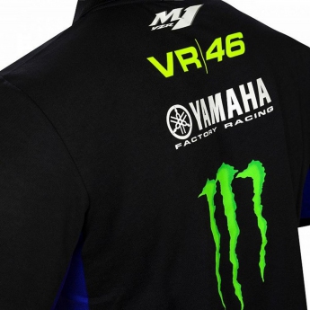 Valentino Rossi polokošeľa VR46 - Yamaha black 2019
