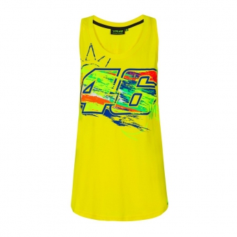 Valentino Rossi dámske tielko VR46 - Classic yellow (colors of the sun) 2020