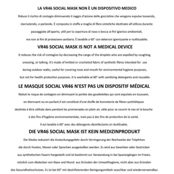 Valentino Rossi detské rúško VR46 - yellow