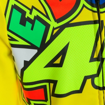 Valentino Rossi detská mikina s kapucňou VR46  -  The Doctor yellow 2022