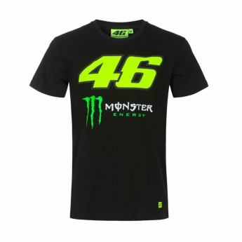 Valentino Rossi pánske tričko VR46  -  Dual Monster Energy black 2022