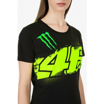 Valentino Rossi dámske tričko Monza 46 Monster Energy black 2022