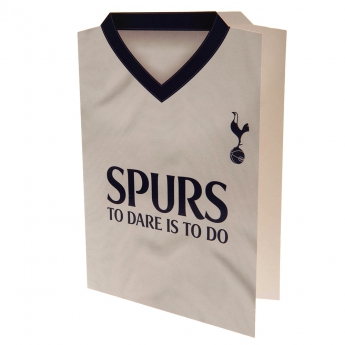 Tottenham blahoprianie Blank Card Shirt