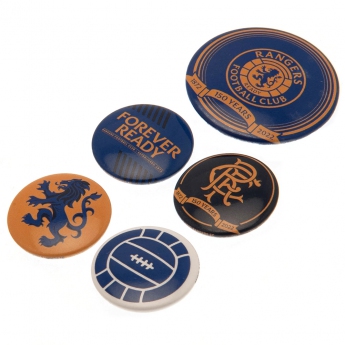 FC Rangers set odznáčikov Button Badge Set