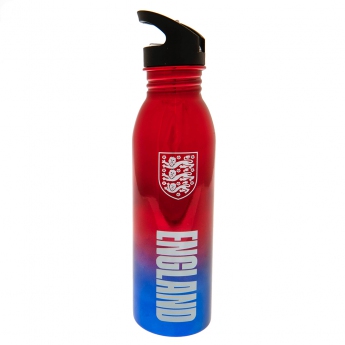 Futbalová reprezentácia fľaša na pitie England UV Metallic drinks bottle