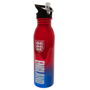 Futbalová reprezentácia fľaša na pitie England UV Metallic drinks bottle