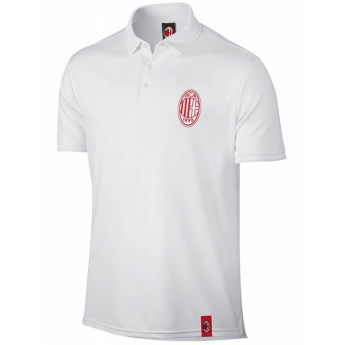 AC Milano polokošeľa crest white