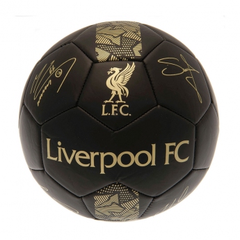 FC Liverpool fotbalová mini lopta Skill Ball Signature Gold PH size 1