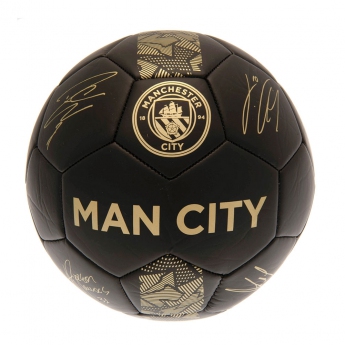 Manchester City fotbalová mini lopta Skill Ball Signature Gold PH size 1