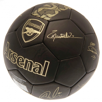 FC Arsenal futbalová lopta Signature Gold PH size 5