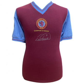 Legendy futbalový dres Aston Villa 1982 Withe Signed Shirt