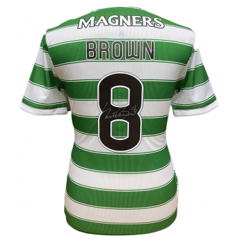 Legendy futbalový dres Celtic 2021-22 Brown Signed Shirt