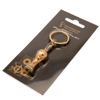 Futbalová reprezentácia kľúčenka World Cup Qatar 2022 3D Trophy Keyring