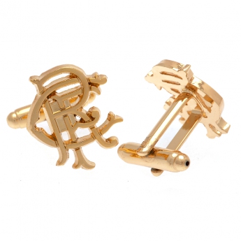 FC Rangers manžetové gombíky Gold Plated RFC Cufflinks