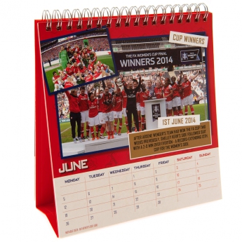 FC Arsenal kalendár Desktop Calendar 2023