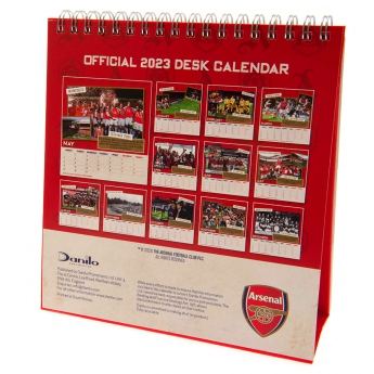 FC Arsenal kalendár Desktop Calendar 2023