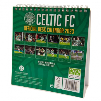 FC Celtic kalendár Desktop Calendar 2023