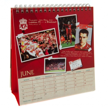 FC Liverpool kalendár Desktop Calendar 2023
