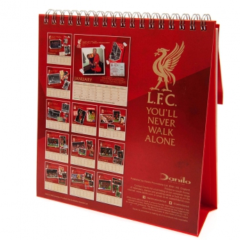 FC Liverpool kalendár Desktop Calendar 2023