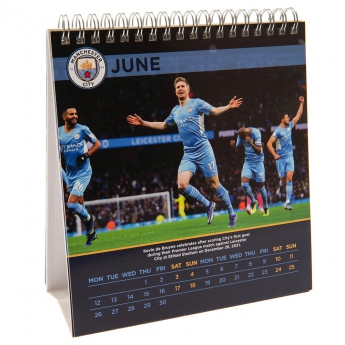 Manchester City kalendár Desktop Calendar 2023