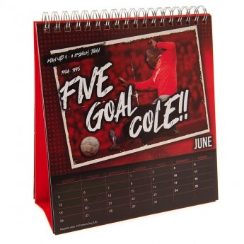 Manchester United kalendár Desktop Calendar 2023
