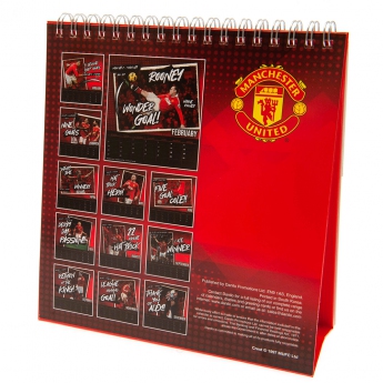 Manchester United kalendár Desktop Calendar 2023