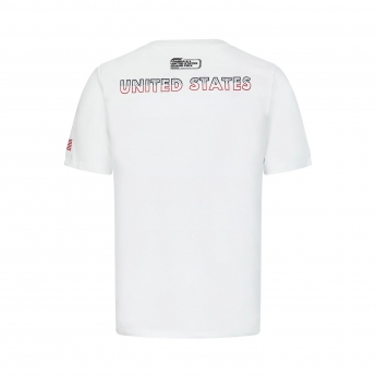 Formule 1 pánske tričko USA white F1 Team 2022