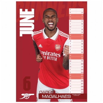 FC Arsenal kalendár A3 Calendar 2023
