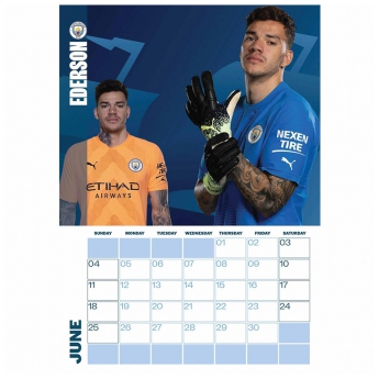 Manchester City kalendár A3 Calendar 2023