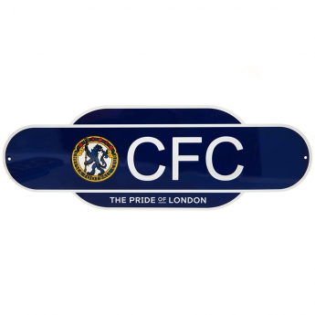 FC Chelsea ceduľa na stenu Colour Retro Sign