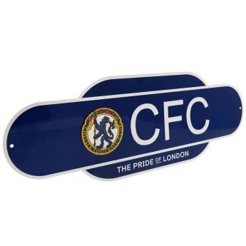 FC Chelsea ceduľa na stenu Colour Retro Sign