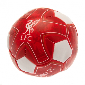 FC Liverpool fotbalová mini lopta 4 inch Soft Ball