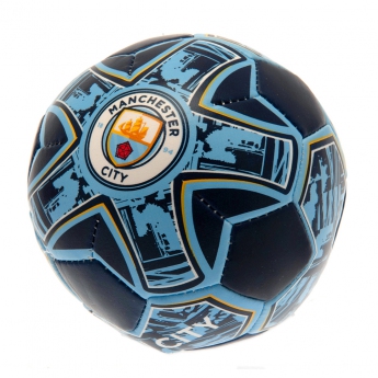 Manchester City fotbalová mini lopta 4 inch Soft Ball