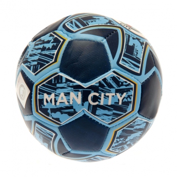 Manchester City fotbalová mini lopta 4 inch Soft Ball
