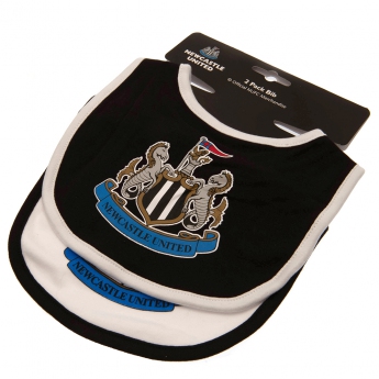 Newcastle United set podbradníkov 2 Pack Bibs BW