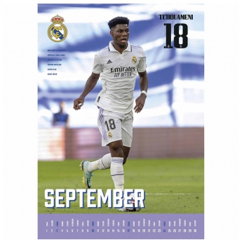 Real Madrid kalendár A3 Calendar 2023