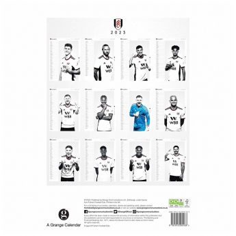 Fulham kalendár A3 Calendar 2023