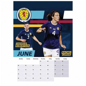 Futbalová reprezentácia kalendár Scotland A3 Calendar 2023