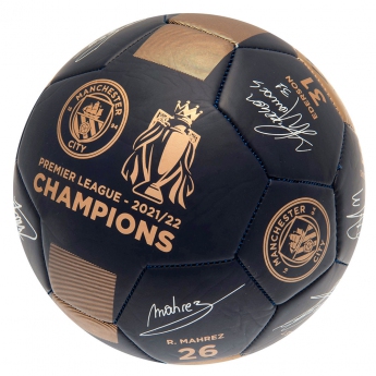Manchester City futbalová lopta Premier League Champions Signature PH size 5