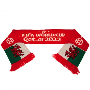 Futbalová reprezentácia zimný šál 2022 Wales Scarf